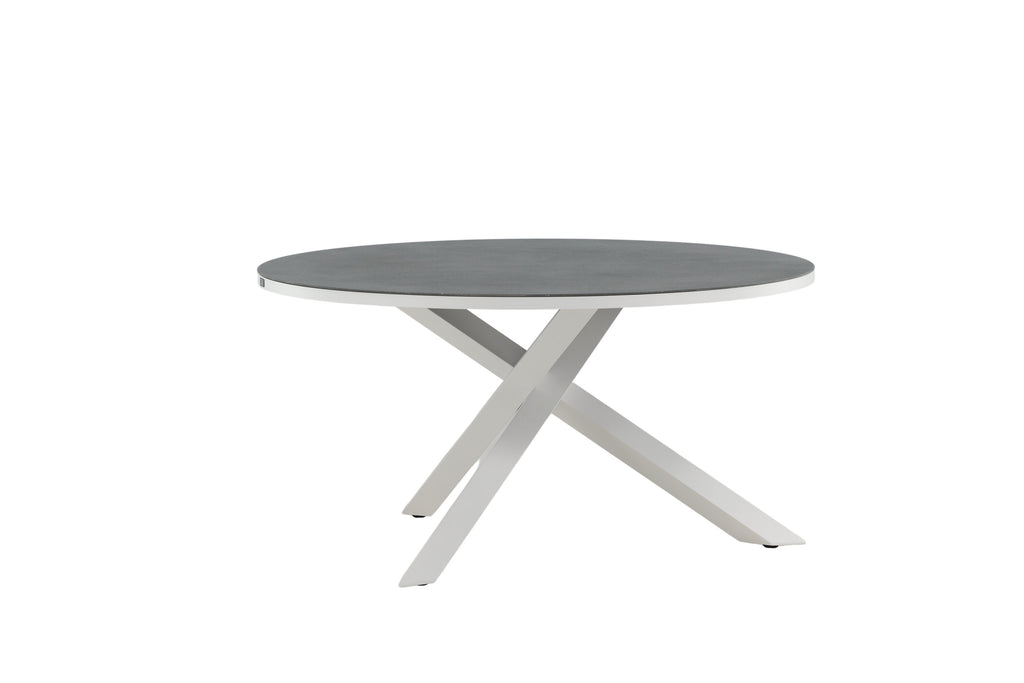 Copacabana runt matbord Ø140 cm vit/grå