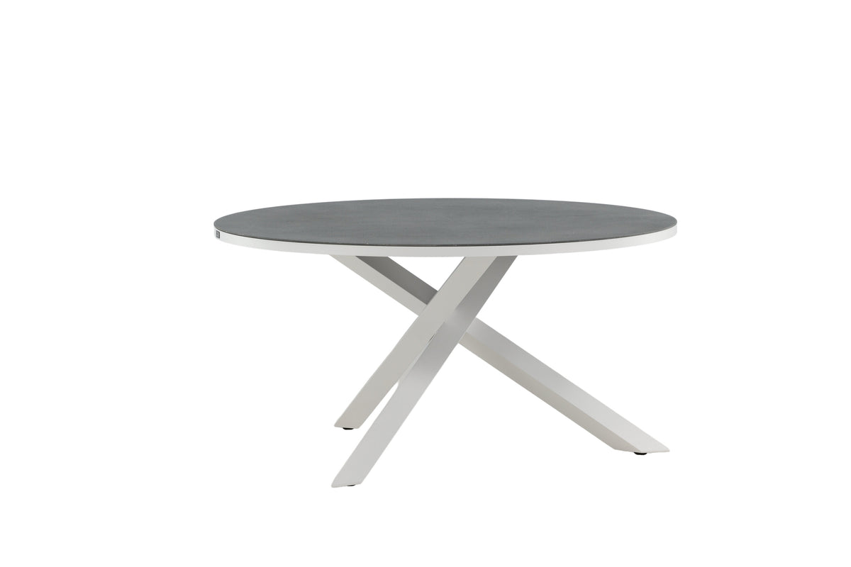 Copacabana runt matbord Ø140 cm vit/grå