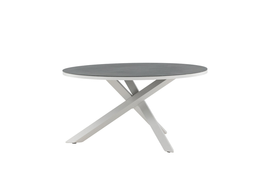 Copacabana runt matbord Ø140 cm vit/grå