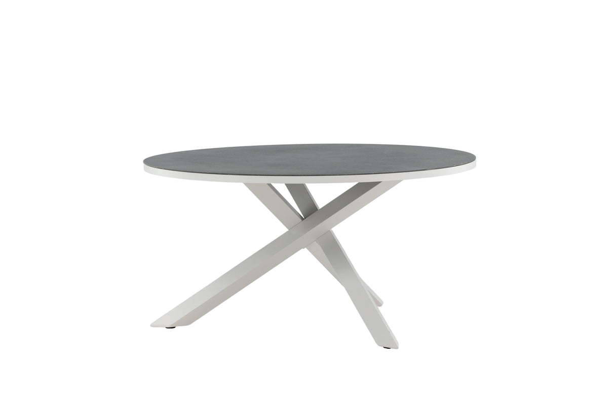 Copacabana runt matbord Ø140 cm vit/grå