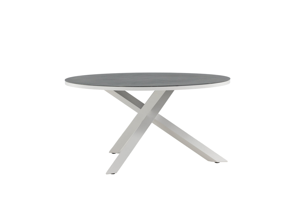 Copacabana runt matbord Ø140 cm vit/grå