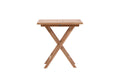 Kenya cafébord 70x70 cm i naturfärgad teak