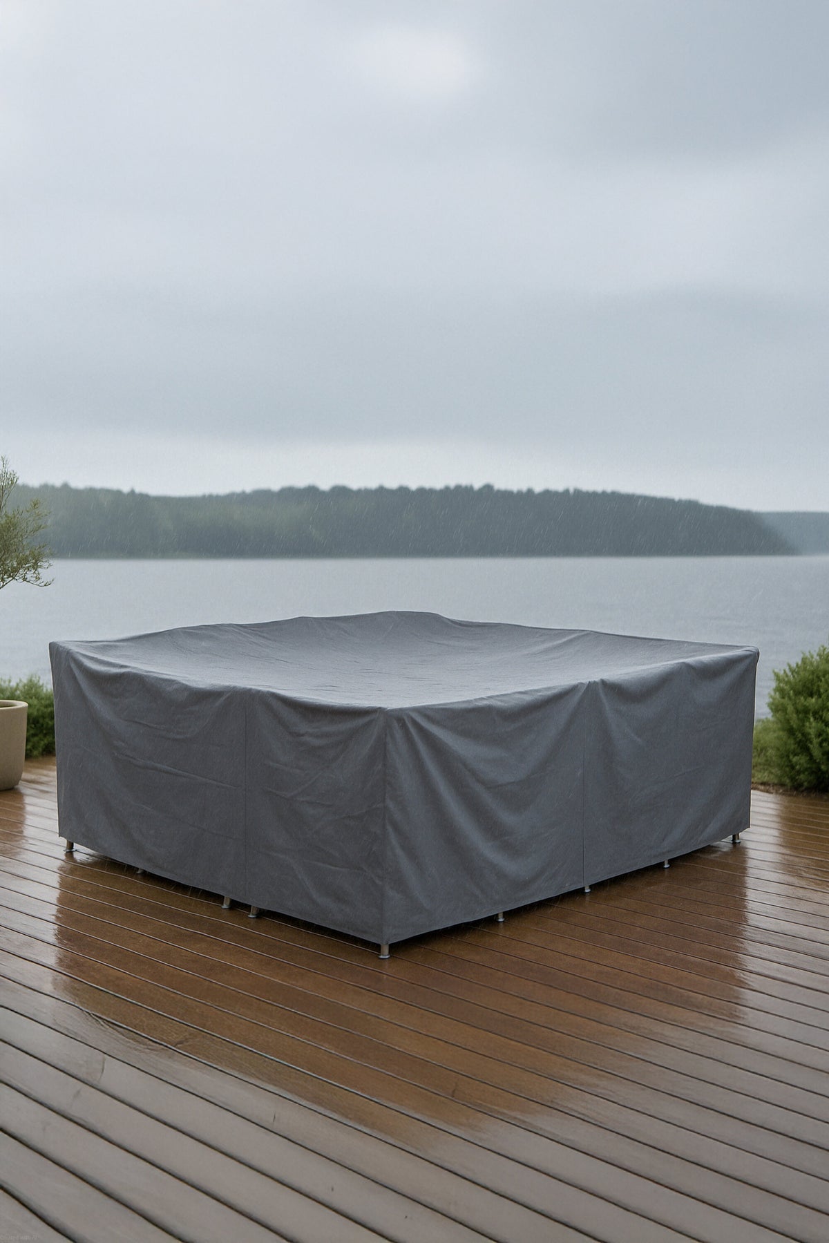 Klas möbelskydd 210x265x90 cm grå polyester