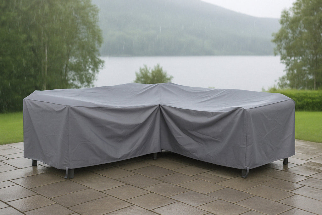 Klas L-format möbelskydd 203x203x80x86 cm grått