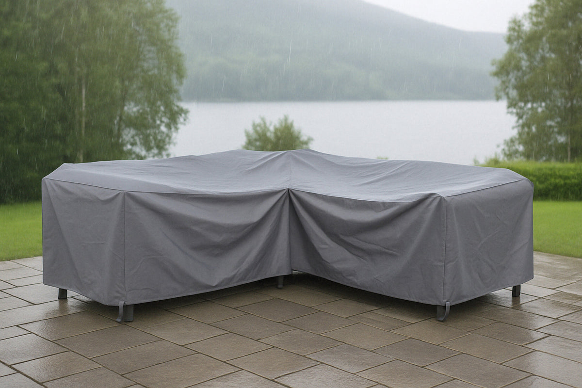 Klas L-format möbelskydd 203x203x80x86 cm grått