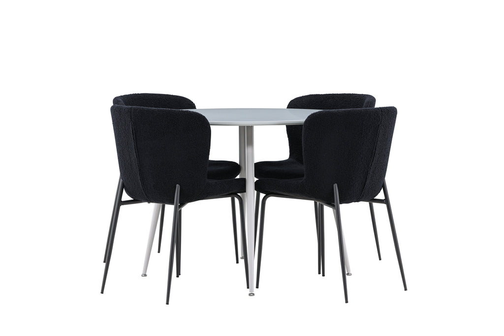 Plaza matgrupp med Modesto matstolar
