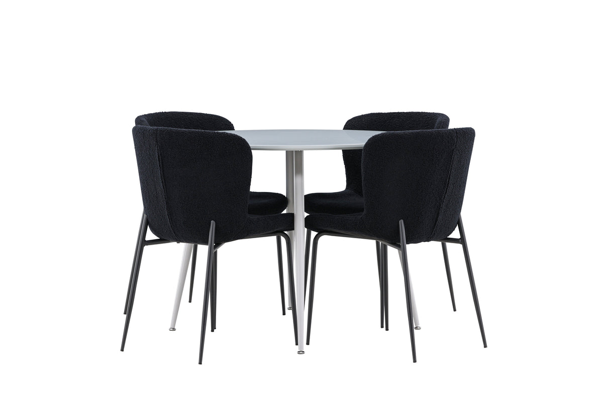 Plaza matgrupp med Modesto matstolar
