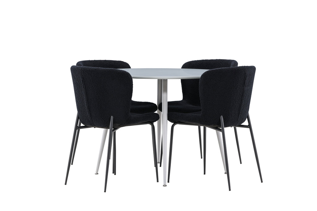 Plaza matgrupp med Modesto matstolar