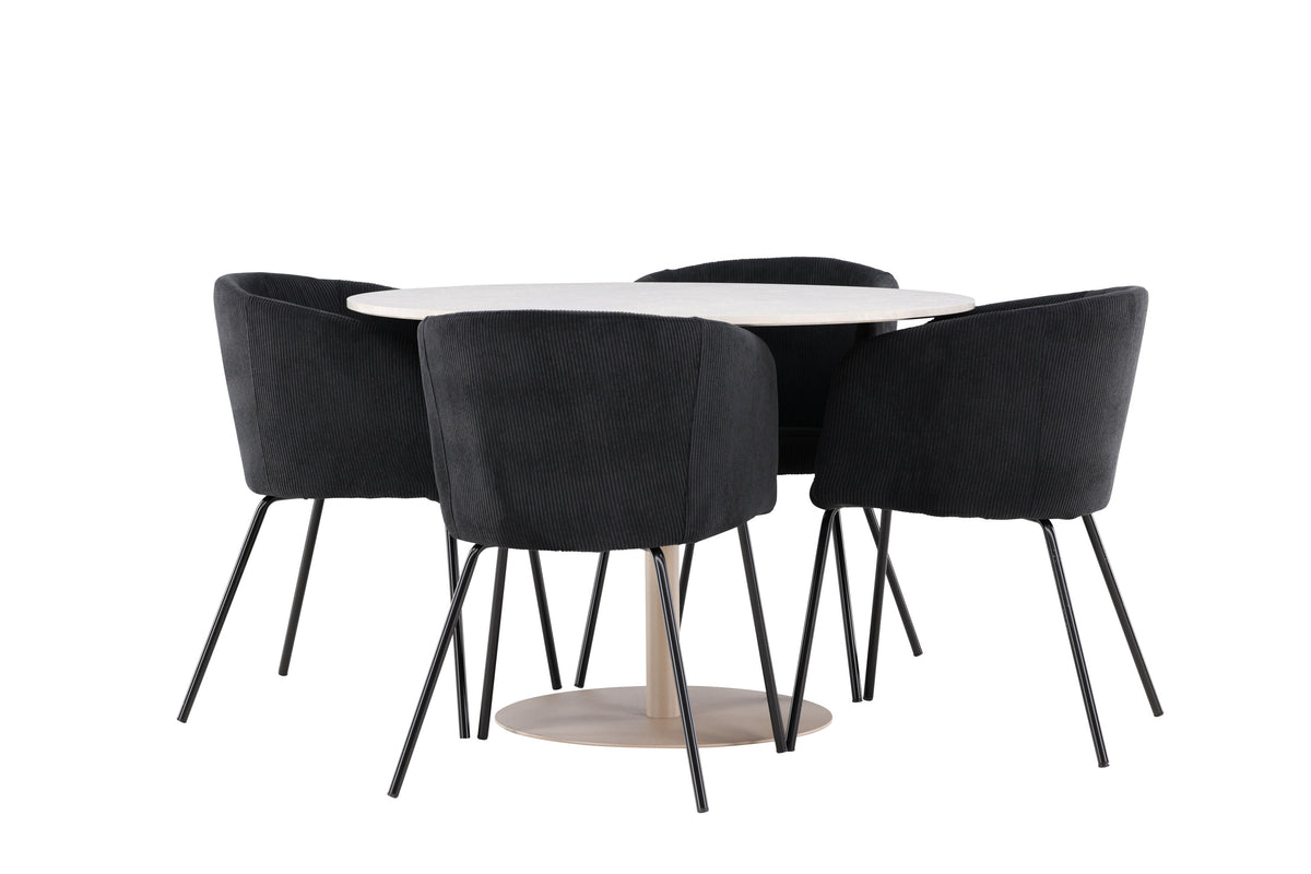 Lycke matbord med Berit matstolar i manchester
