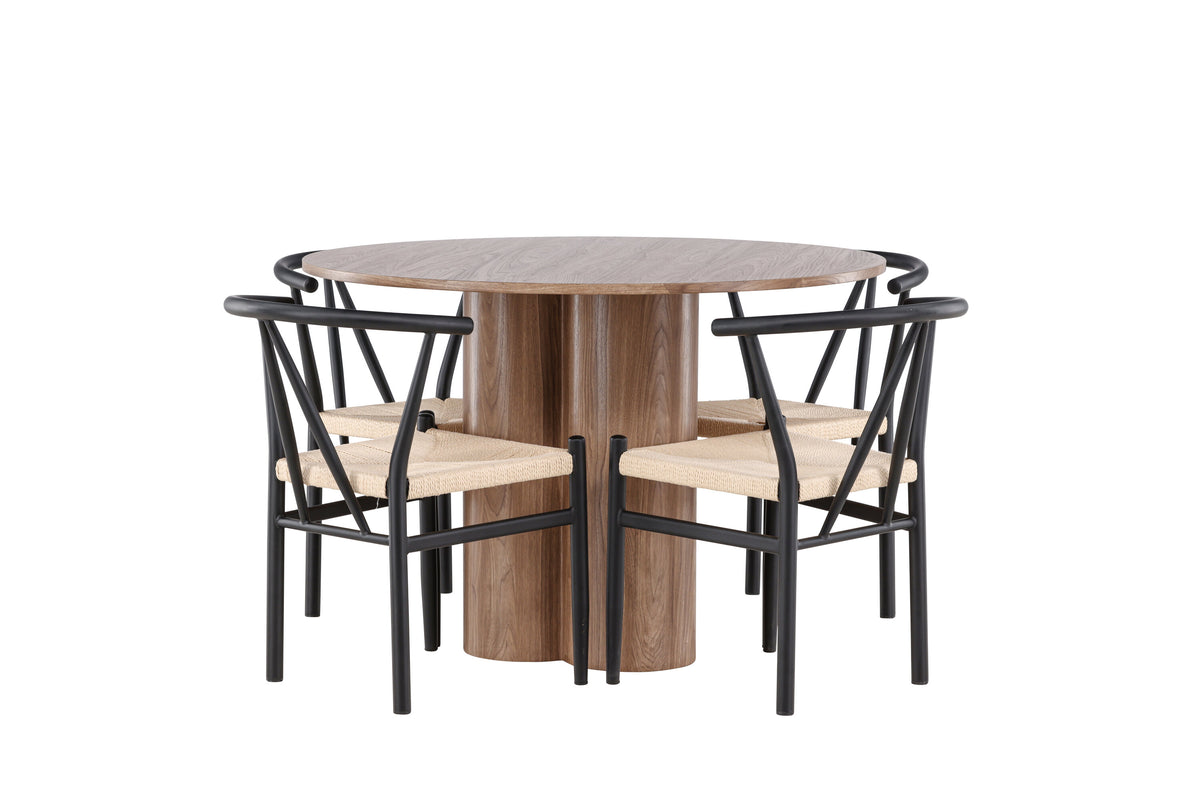 Olivia matbord med Alfons matstolar