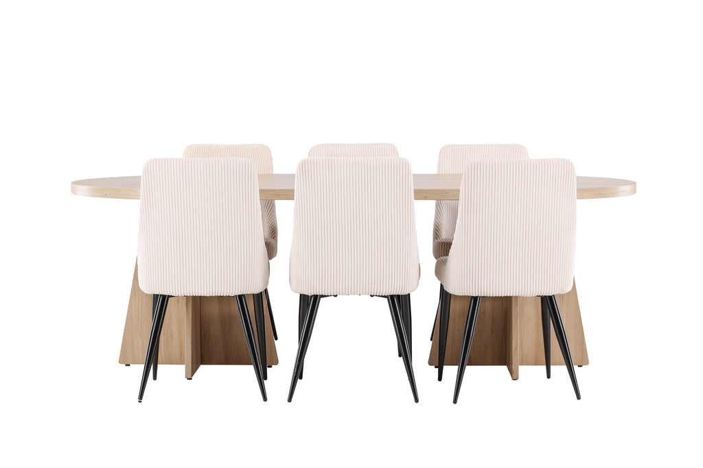 Bootcut matgrupp med Leone matstolar i manchester