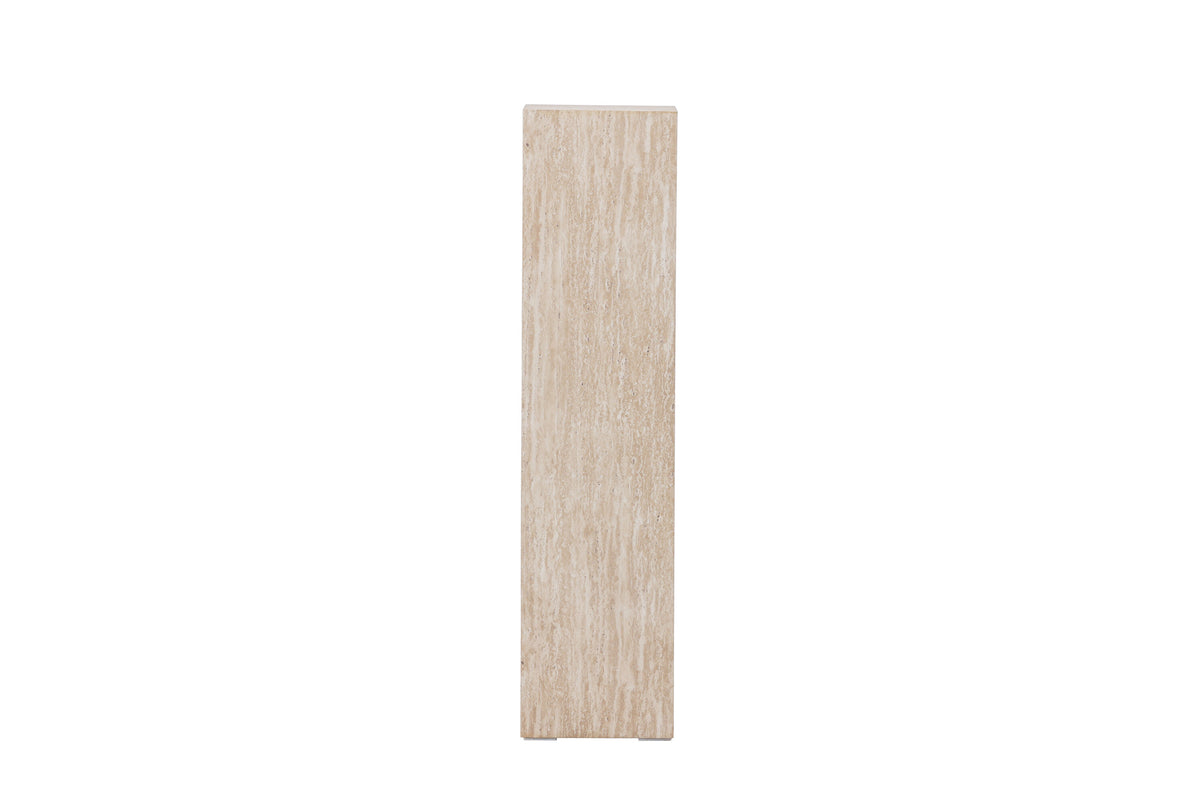 Ramsvik sidobord 2-pack 23x65 och 23x95 cm beige travertinimitation