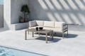 Copacabana modulär soffgrupp 2+1 med bord brun/beige