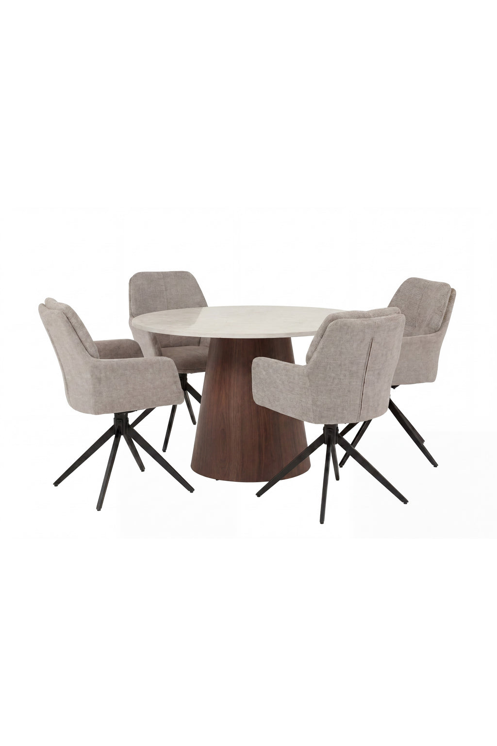Lanzo matbord med Manchi matstolar 2-pack