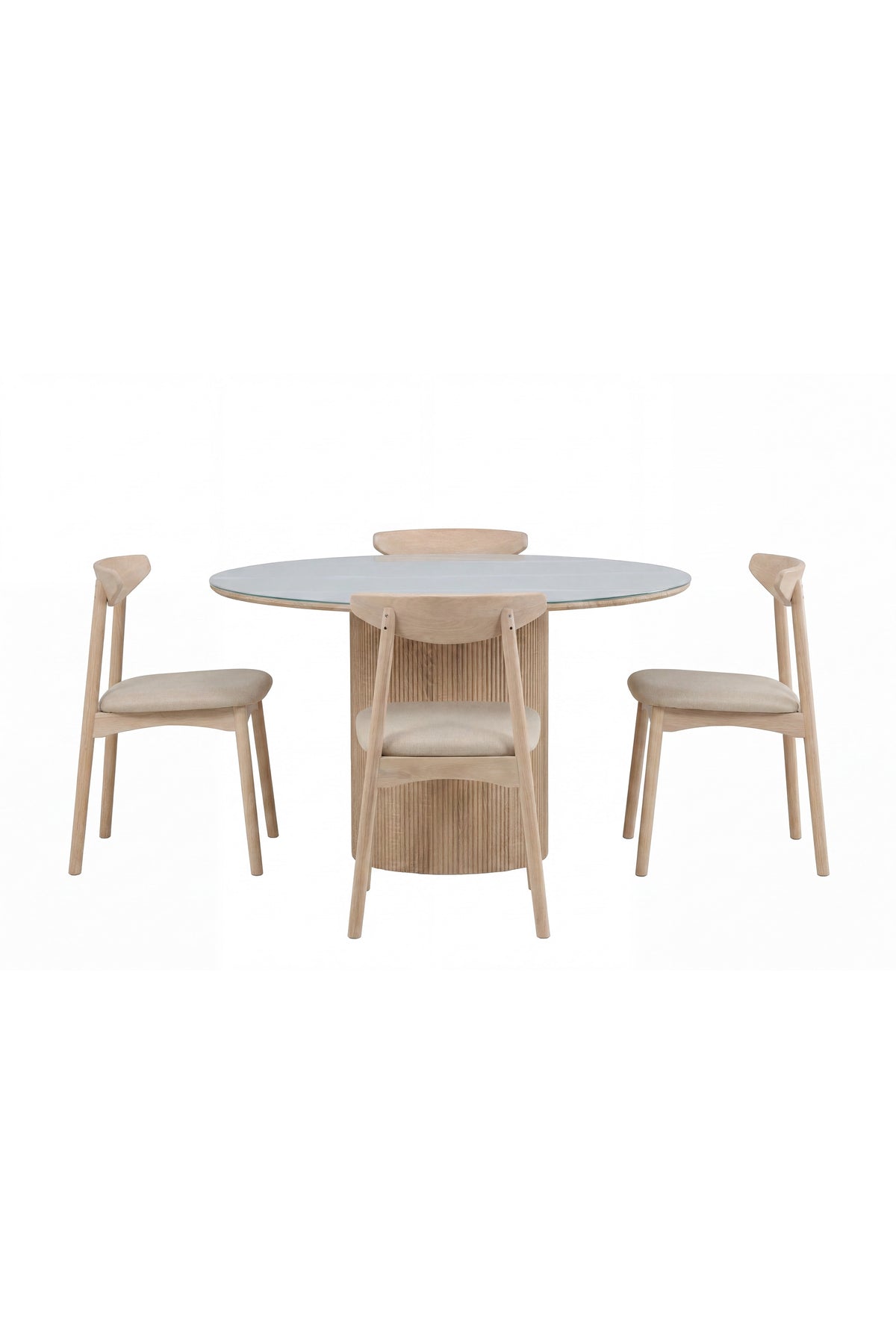Härön matbord FSC 100 % med Ven matstolar i 2-pack